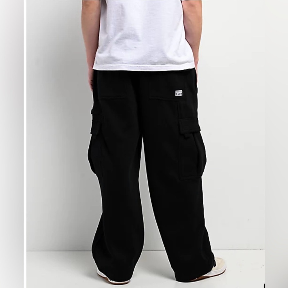 💥Pro Club black heavyweight cargo sweatpants